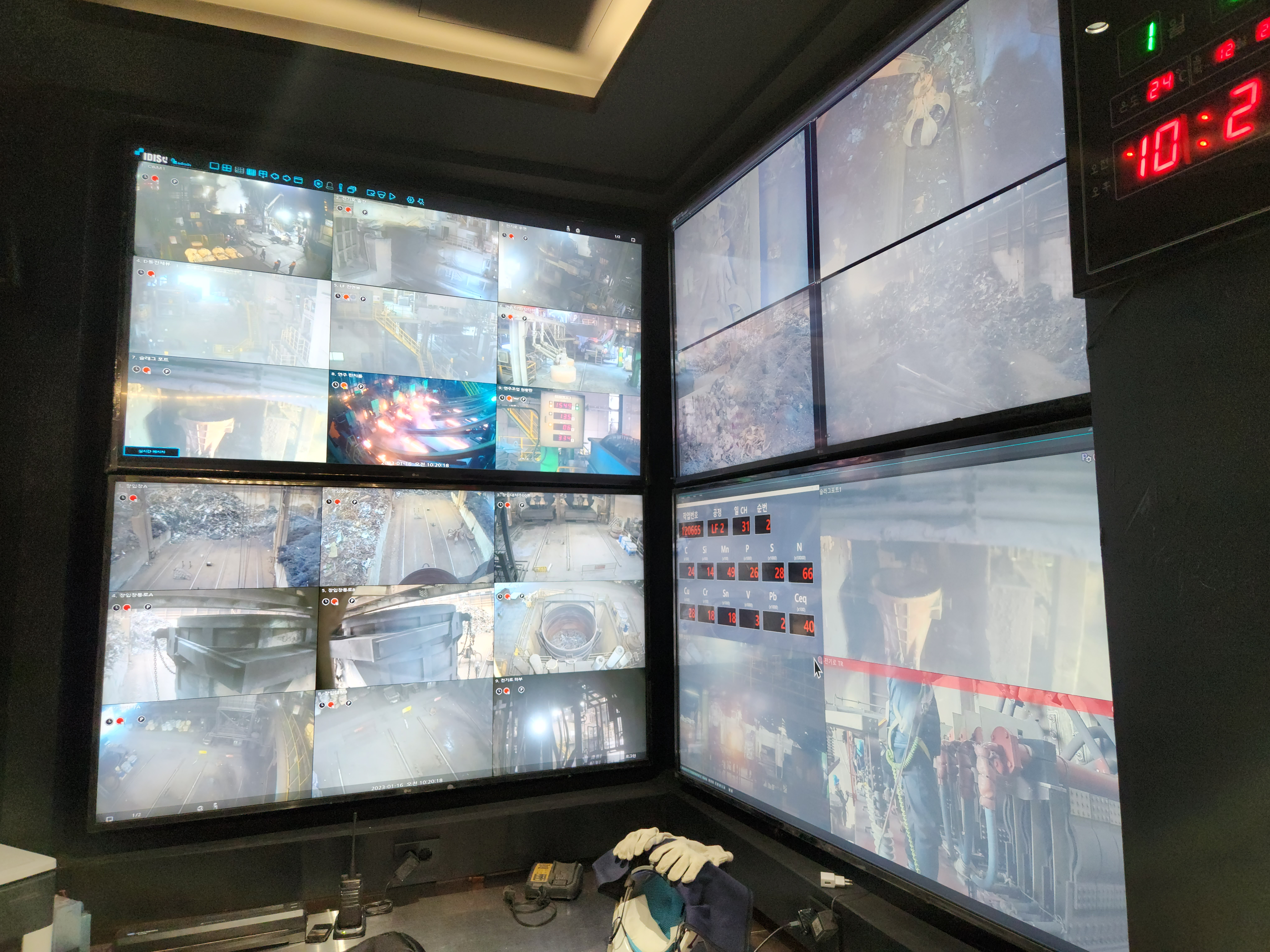 CCTV 통합 관제 화면